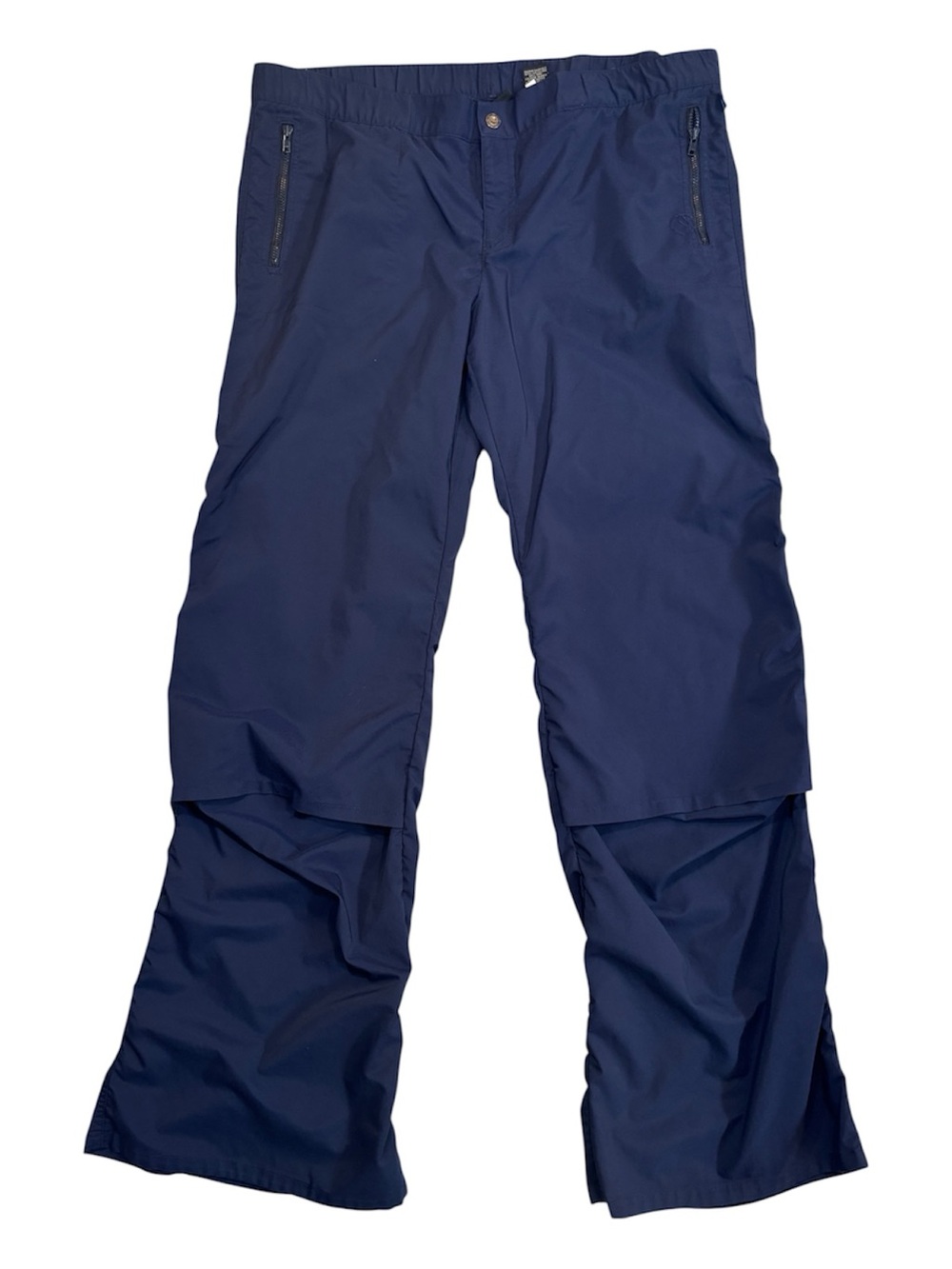 Express Pants, Windbreaker Hiking, Large, Navy Blue, 36x32, Vintage